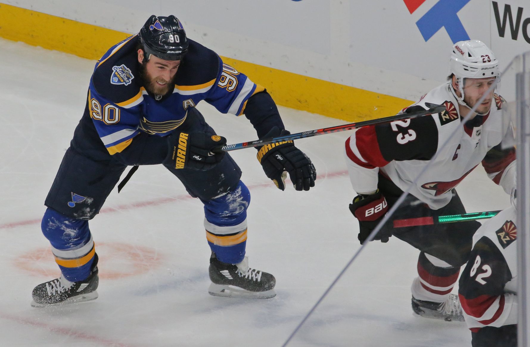 The Blues take on the Coyotes at Enterprise